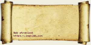 Tadej Rakovac vizit kartica